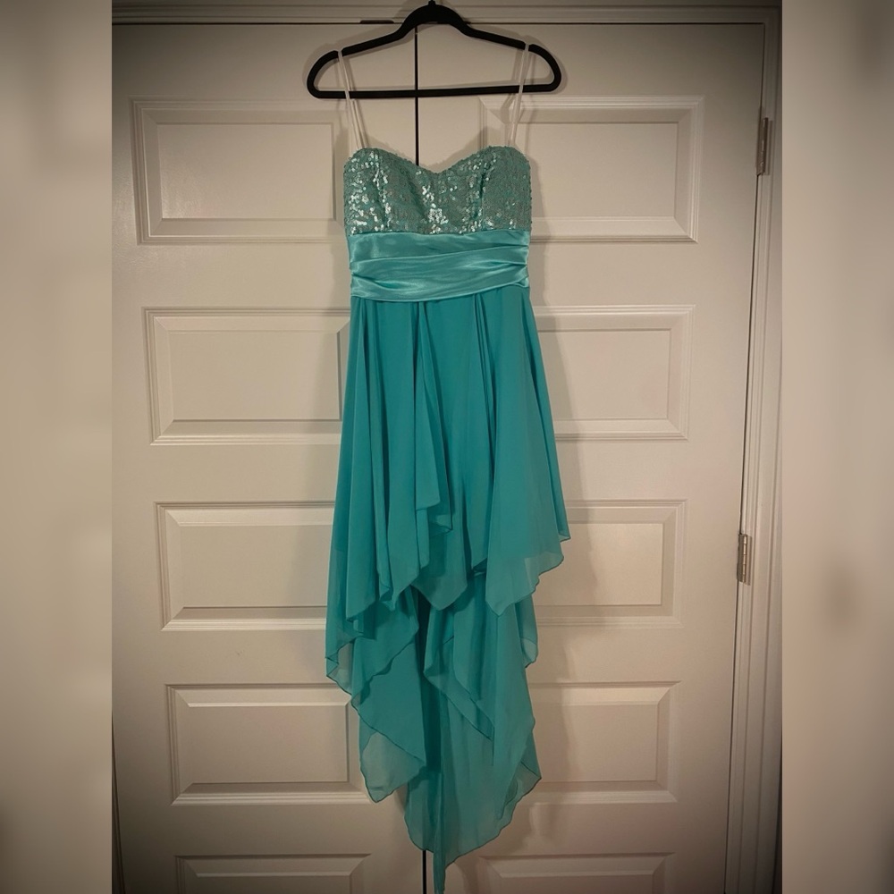 2010’s Aqua Sequin Dress